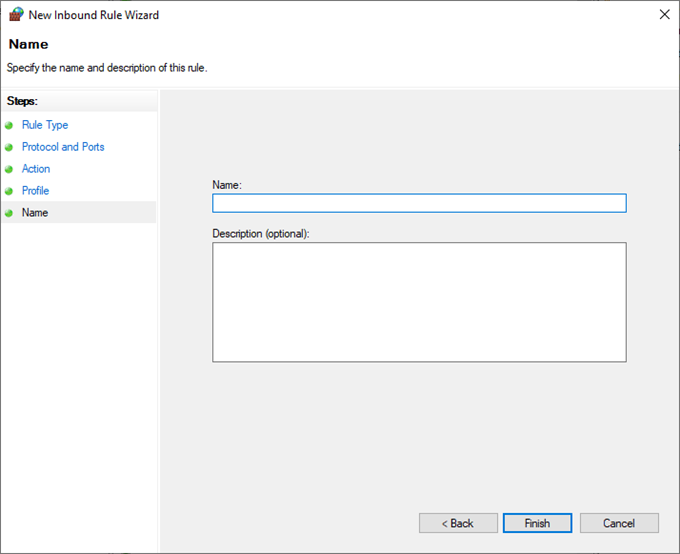 UNIVERSE Firewall config 7